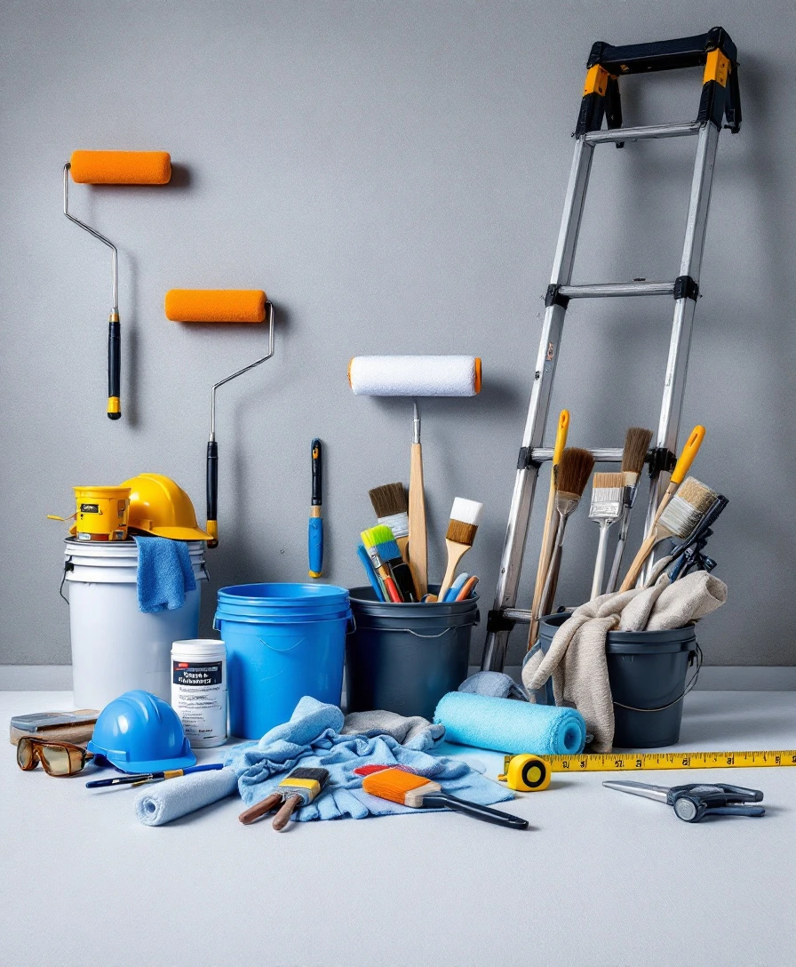 Roofing tools used by WeCoat contractors for roofing jobs