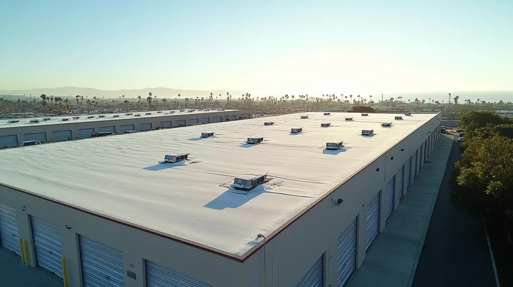 commercial-roof-storage-facility-Santa-Monica-snowy-day-df226321-b673-4b05-8e26-ae6e61c8a2b7-We-Coat_result.webp A commercial roof on a storage facility in a location similar to Santa Monica with a snowy day aesthetic (AI image)